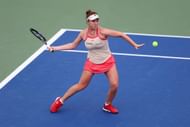Linda Noskova at the Dubai Duty Free Tennis Championships - Source: Getty